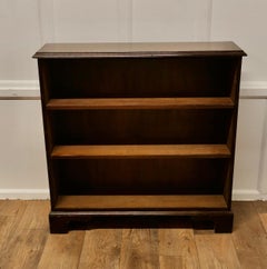 A Good Walnut Open Bookcase  This is a good quality Walnut open book shelf