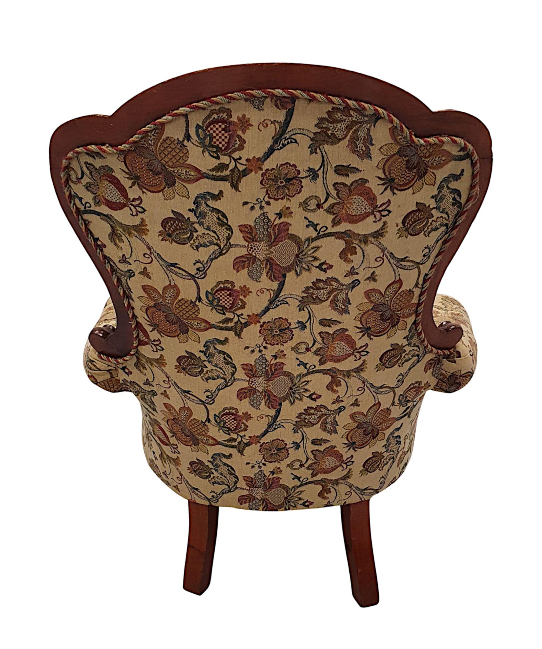 Wunderschöner Sessel aus dem 19. Jahrhundert (Messing) im Angebot