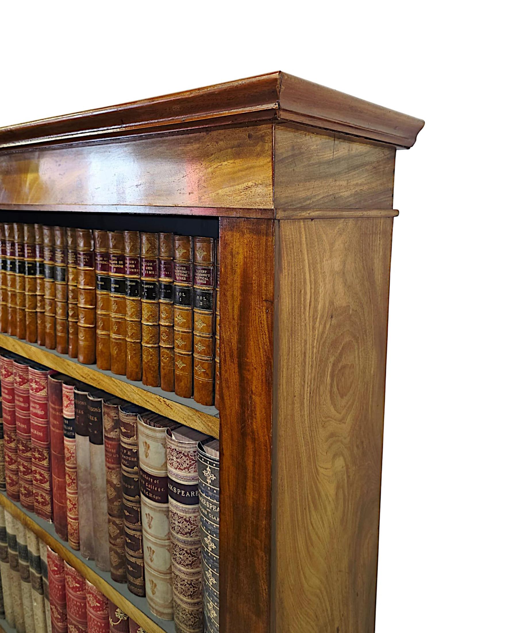 A Gorgeous 19th Century Neat Size Open Bookcase Inglés en venta