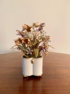 Gorgeous Arrangement of Enamel Flowers, "Fleurs Des Siecles" by Vista Alegre
