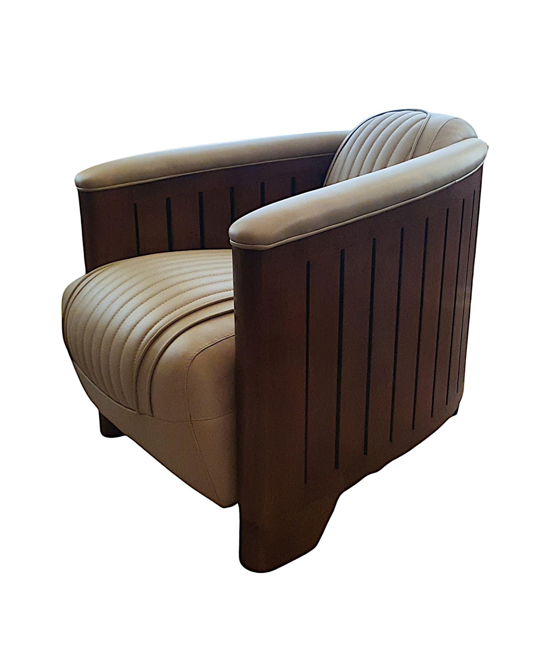 Un magnífico sillón Club de estilo Art Déco en Nuevo estado para la venta en Dublin, IE