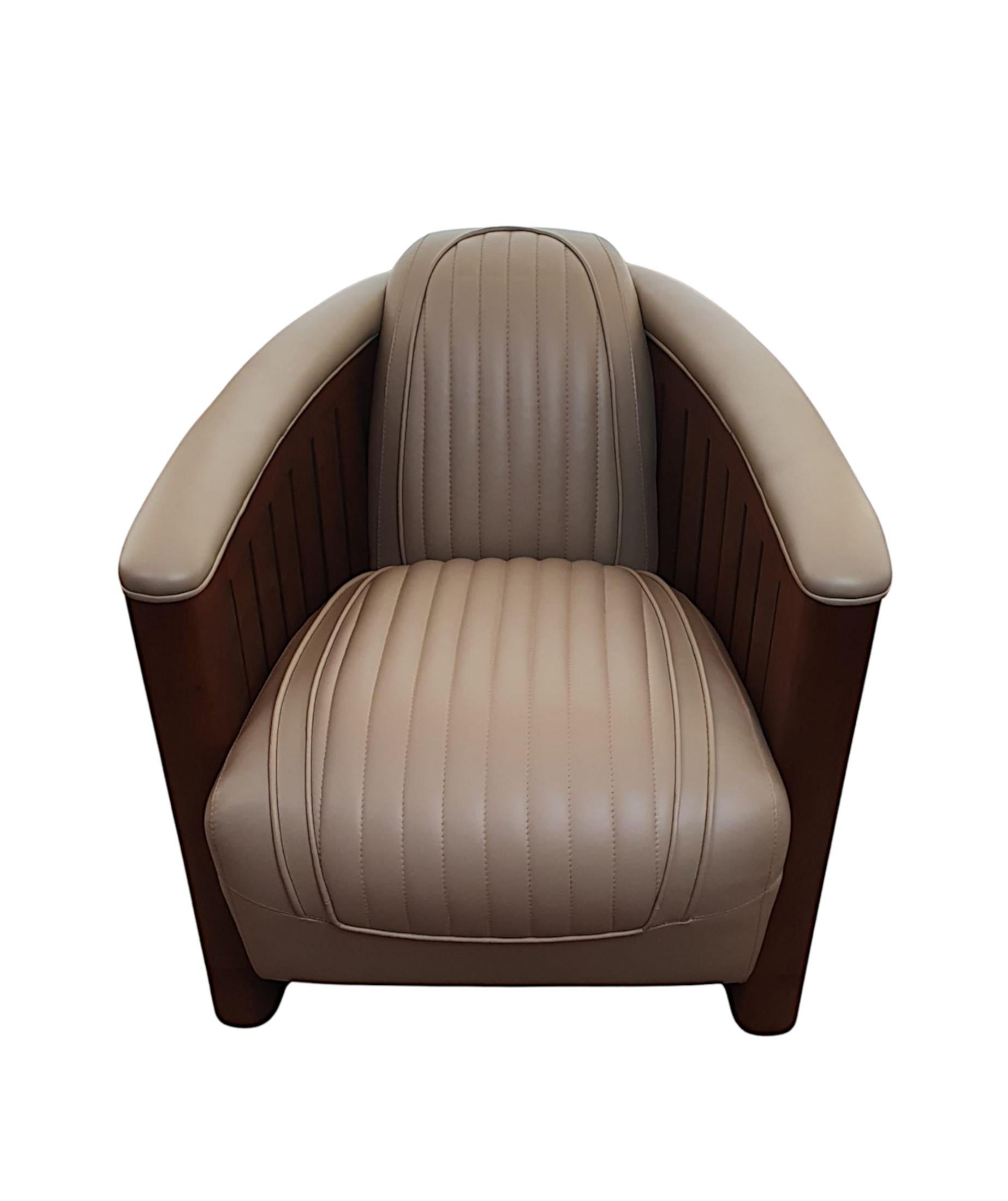 Un magnífico sillón Club de estilo Art Déco Siglo XXI y contemporáneo en venta