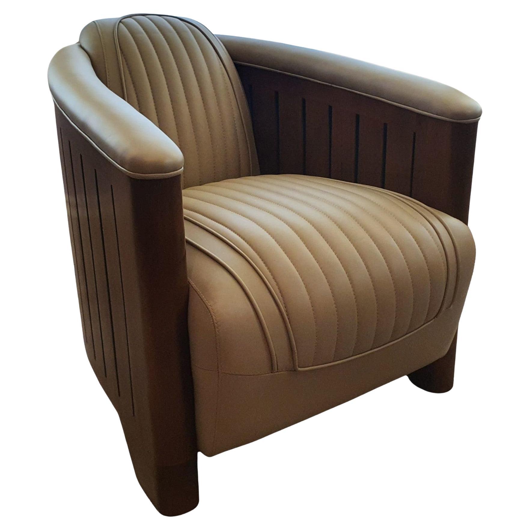 A Gorgeous Club Armchair in the Art Deco Style