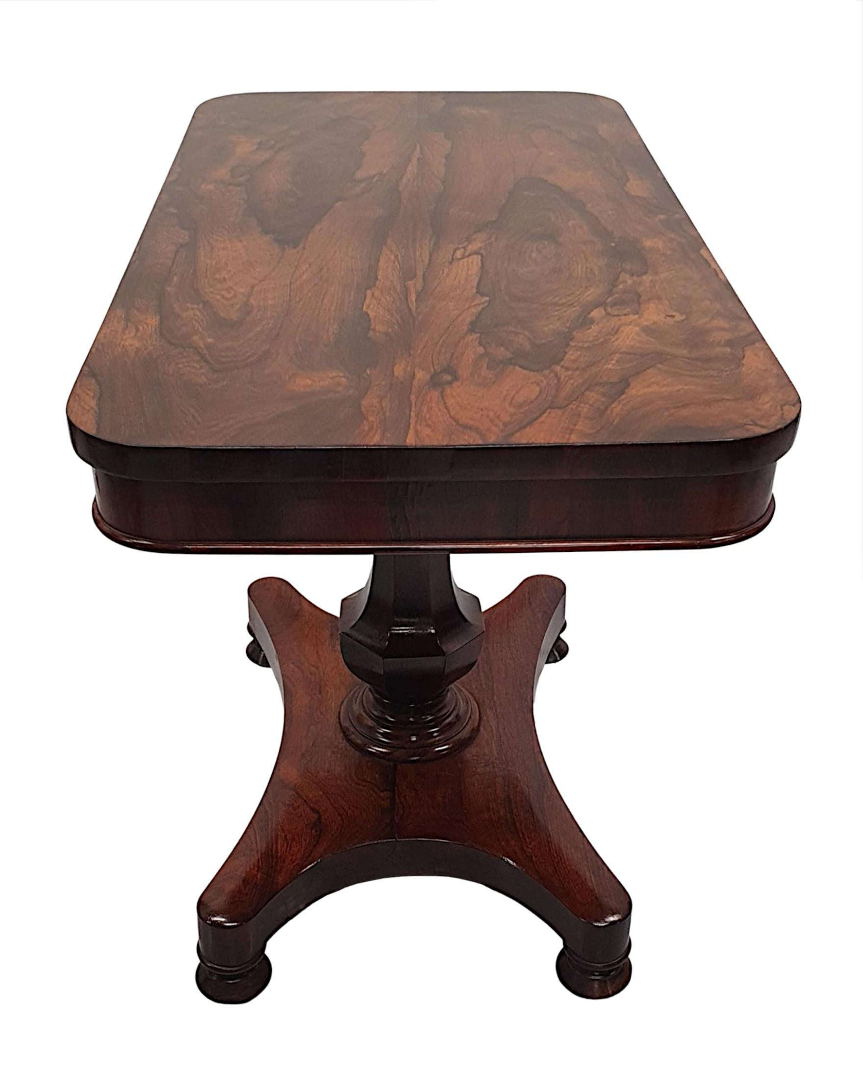 English Gorgeous Early 19th Century Fruitwood Occasional or Centre Table For Sale