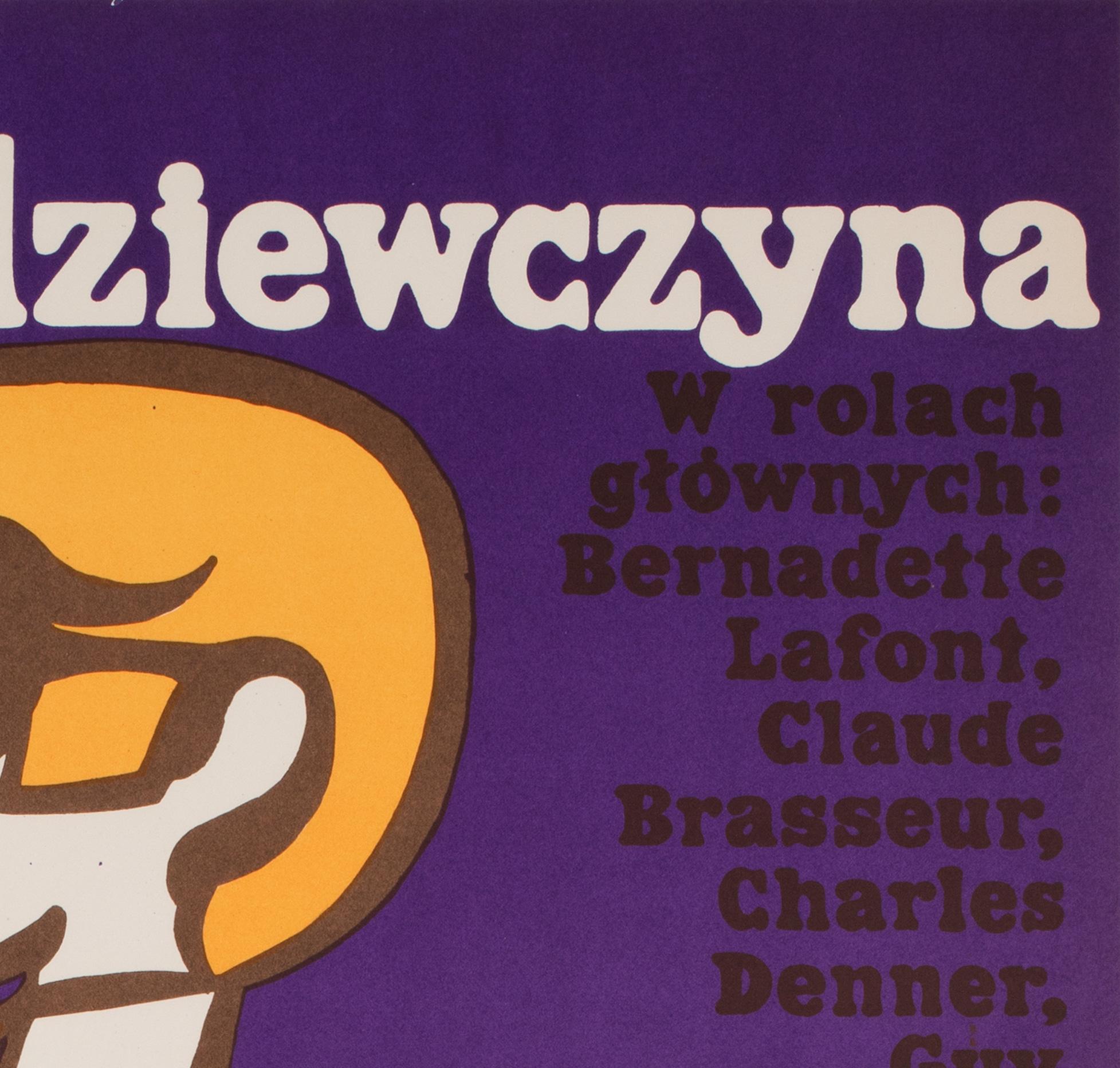 20th Century A GORGEOUS GIRL LIKE ME  , Polish A1 Film Movie Poster, ERYK LIPINSKI, 1972 For Sale