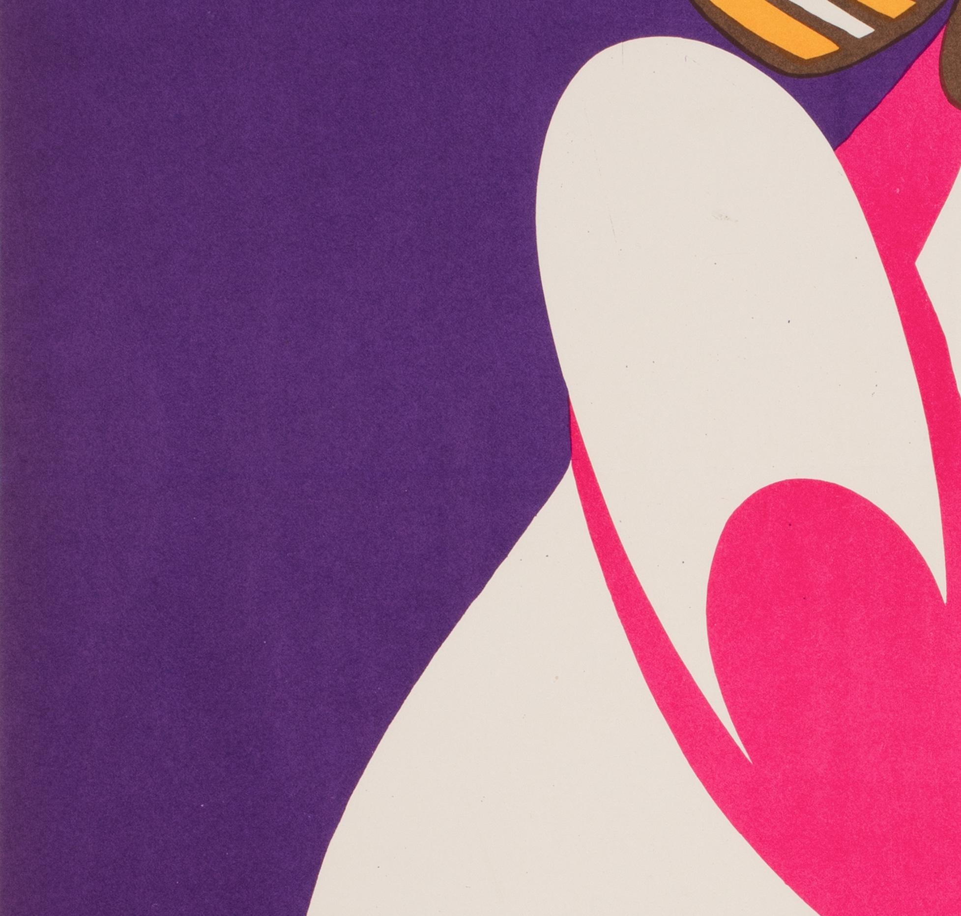 UNA CHICA GUAPA COMO YO  Cartel de película polaca A1, ERYK LIPINSKI, 1972 siglo XX en venta