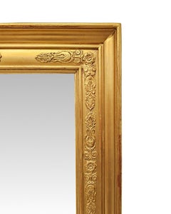 A Gorgeous Large Size 19th Century Giltwood Overmantel Mirror