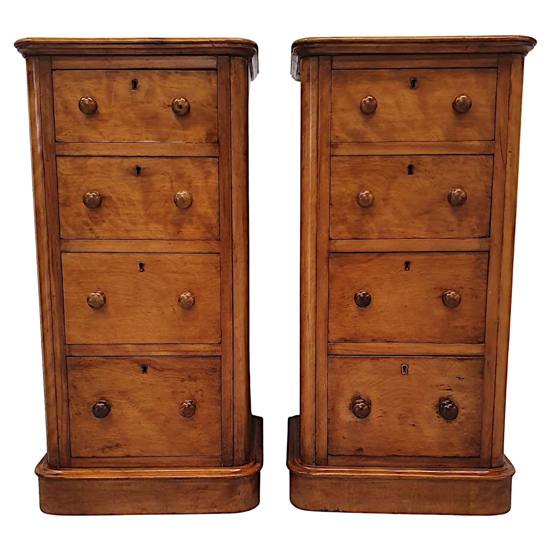 Gorgeous Pair of 19th Century Bedside Chests