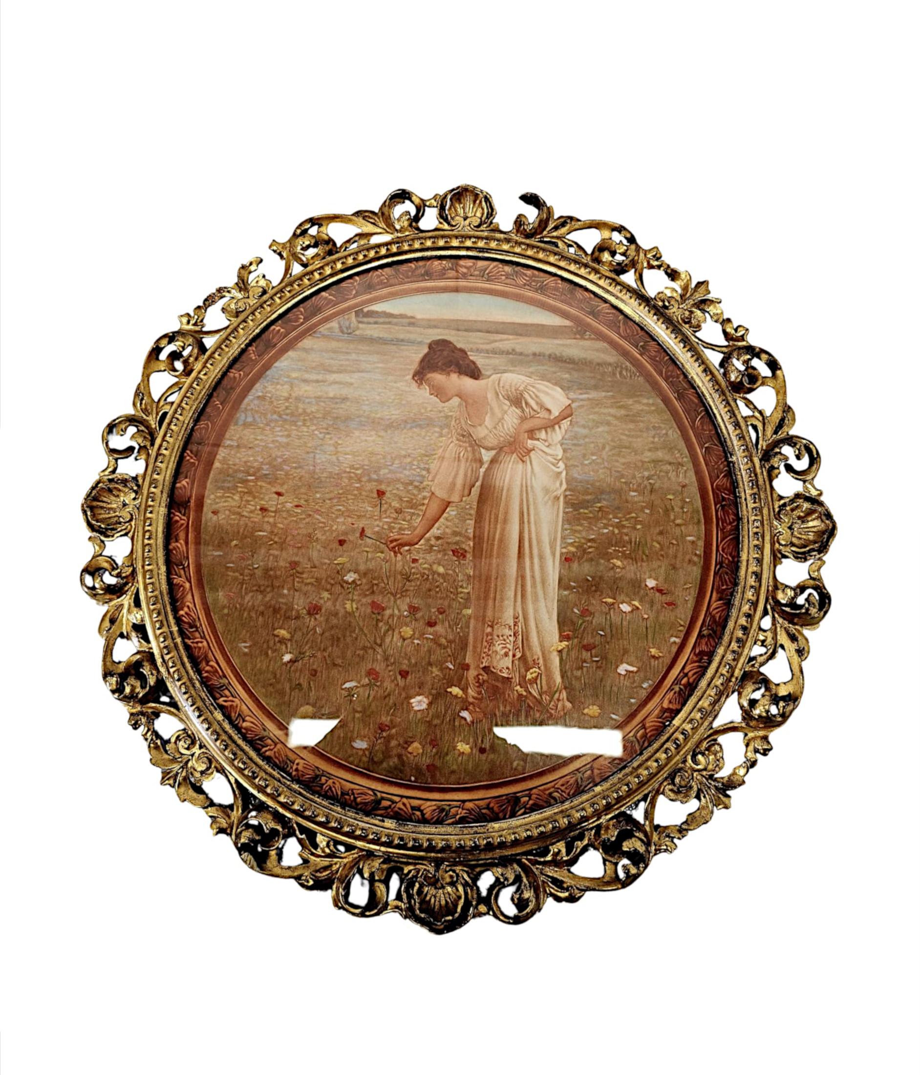 English A Gorgeous Pair of 19th Century Giltwood Framed Prints For Sale