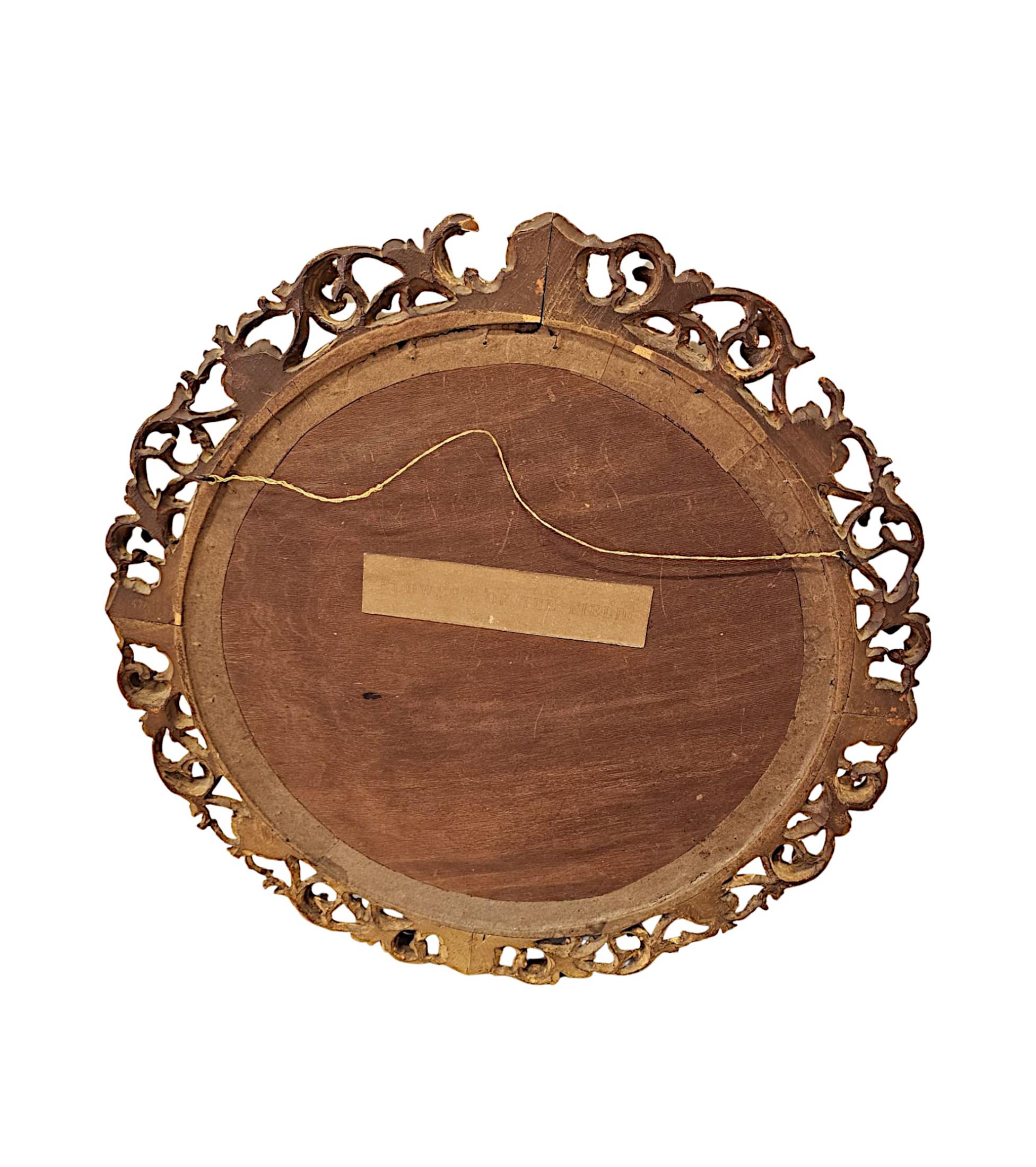 Une magnifique paire de tirages encadrés en bois doré du 19e siècle en vente 1
