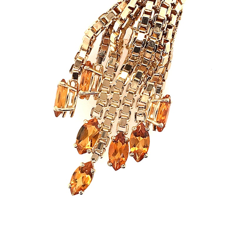 08.26.804 Gold Citrine Earrings main image 1