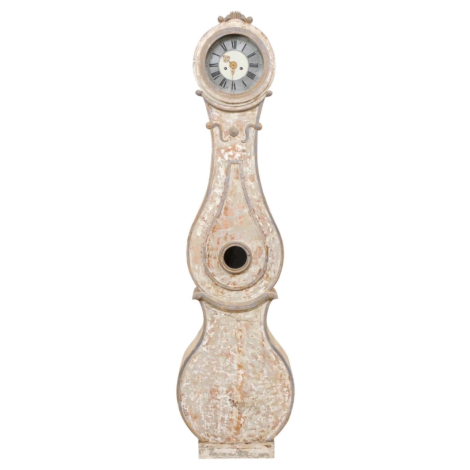 Gorgeous Swedish Fryksdahl Grandfather Clock from the 19th Century