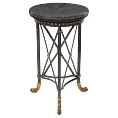 A Gothic Revival Marble Top Occasional Table, Late 20th Century