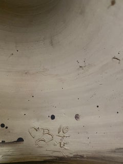 Gourd Shaped Earthenware Table Lamp by Møller & Bøgely