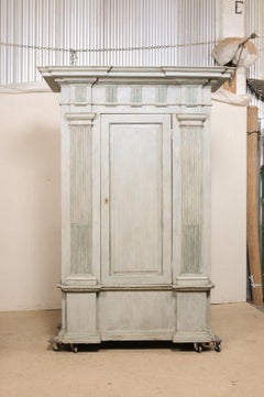 Grand Italian Armadio 'Wardrobe' W/Cedar Trunk, Turn of 18th & 19th C