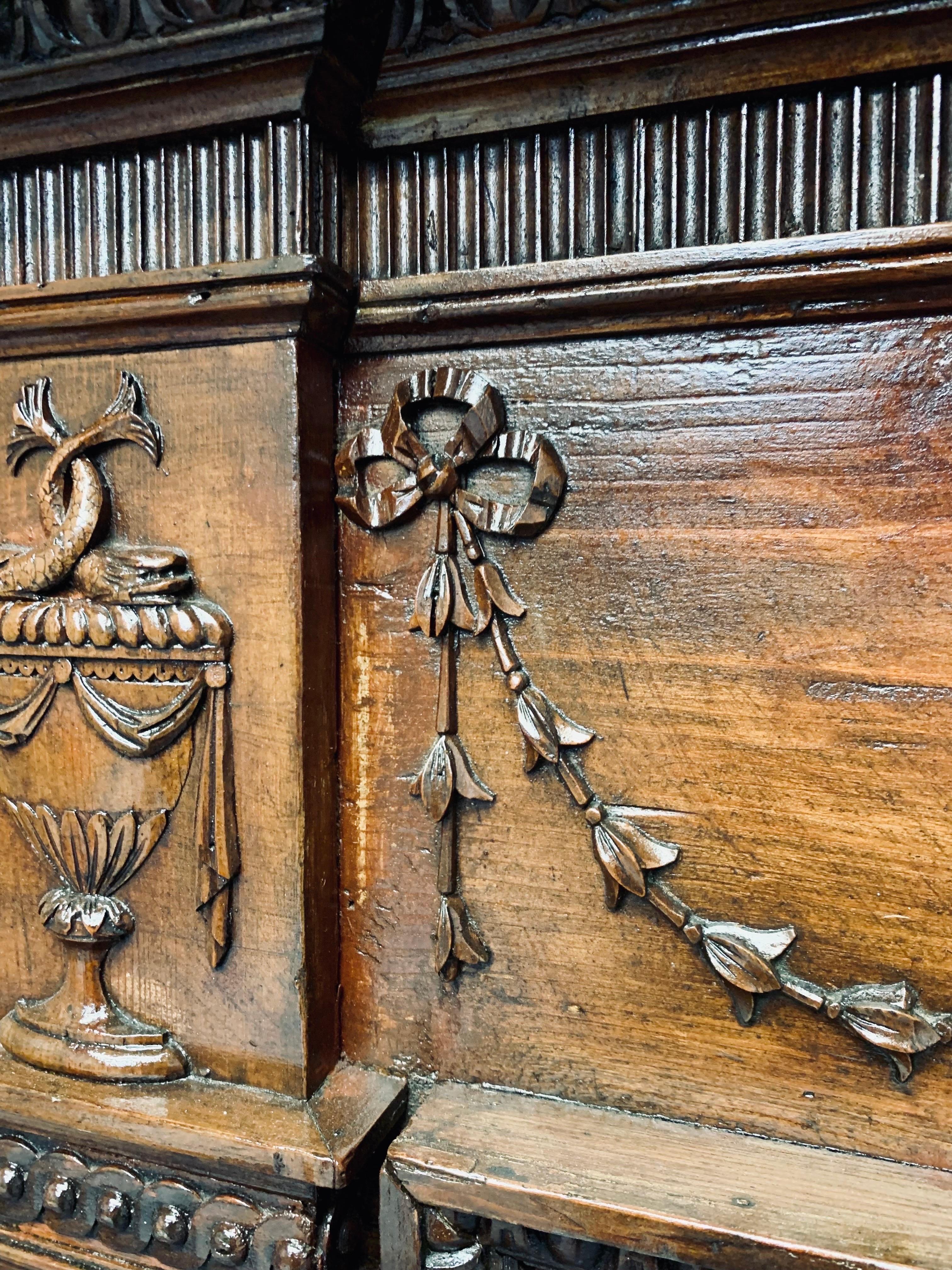 Grand Scottish Early 19th Century Carved Wooden Georgian Fireplace Surround 4