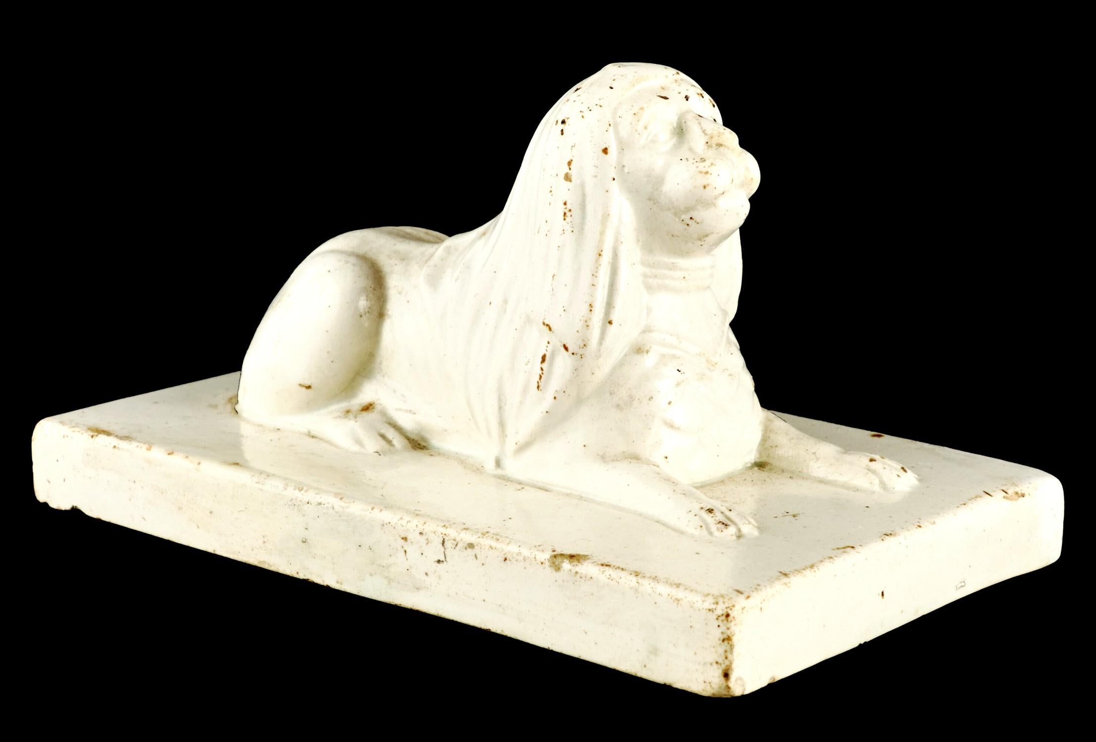 A Grand Tour Desk Top Model of the Capitoline Lion, Italy Circa 1800 In Good Condition For Sale In Ottawa, Ontario
