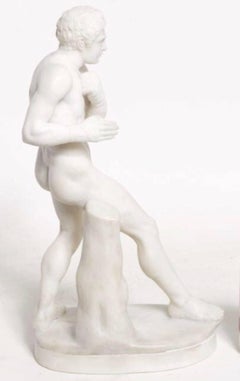 Grand Tour Marble Reduction of Canova’s Damoxenos the Boxer, 19th Century