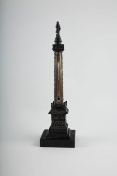 Un souvenir del Grand Tour: Termometro a colonna neoclassico