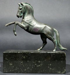 A Grand Tour Style Model of a Stallion after the Antique, Italy Circa 1900