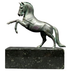 A Grand Tour Style Model of a Stallion after the Antique, Italy Circa 1900
