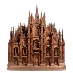 Maquette in legno del Grand Tour, raffigurante il Duomo di Milano, Italia, 1880 ca.