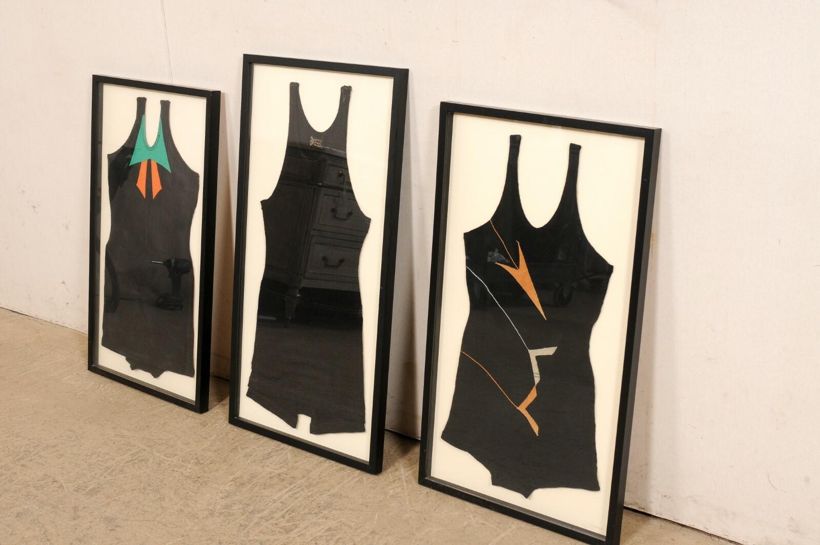 A Great Collection of Custom Framed 1920's Swimwear For Sale 1