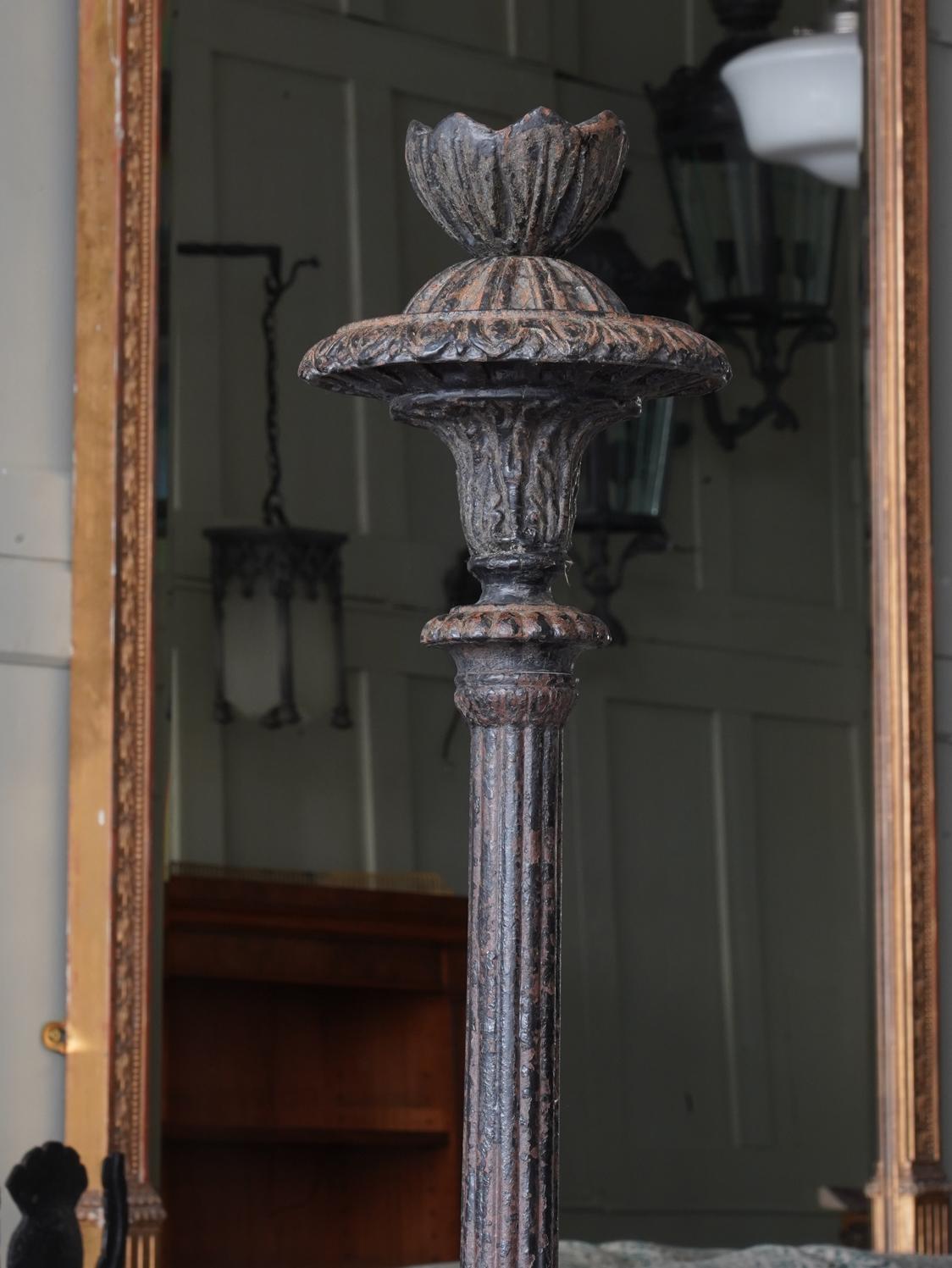 Grecian Revival Cast Iron Torchere In Good Condition In Conwy, GB