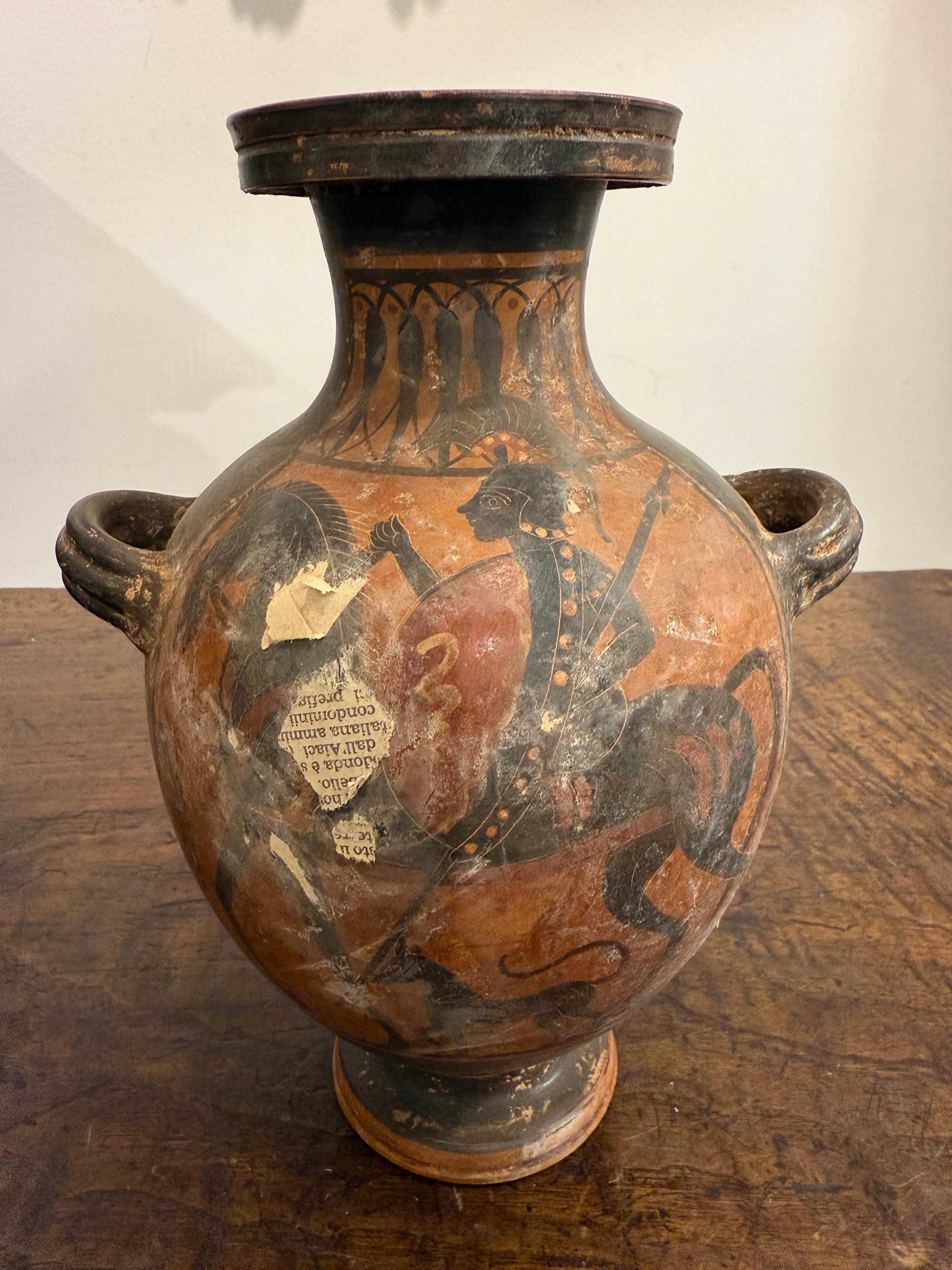 A Greek Black Figure Style Grand Tour Hydria, 19th Century For Sale 5