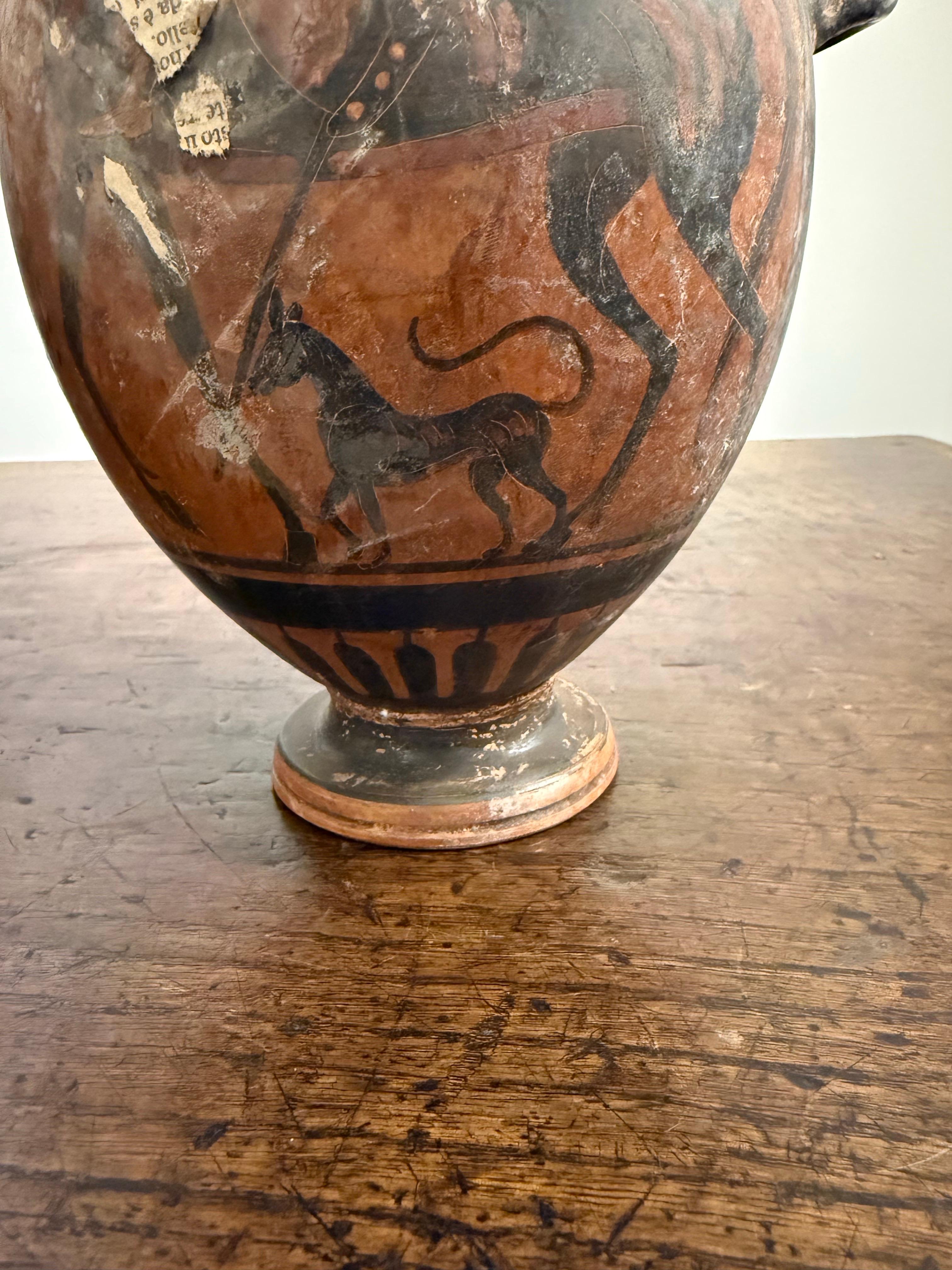 A Greek Black Figure Style Grand Tour Hydria, 19th Century For Sale 6