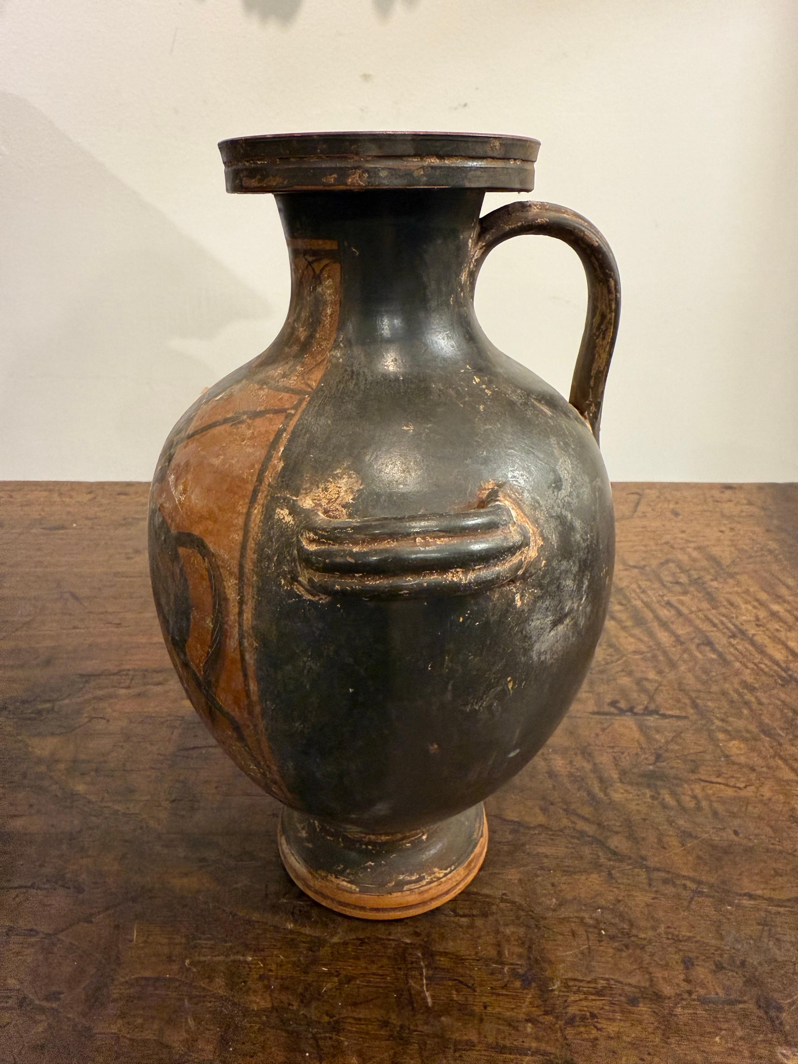 A Greek Black Figure Style Grand Tour Hydria, 19th Century In Good Condition For Sale In ARMADALE, VIC