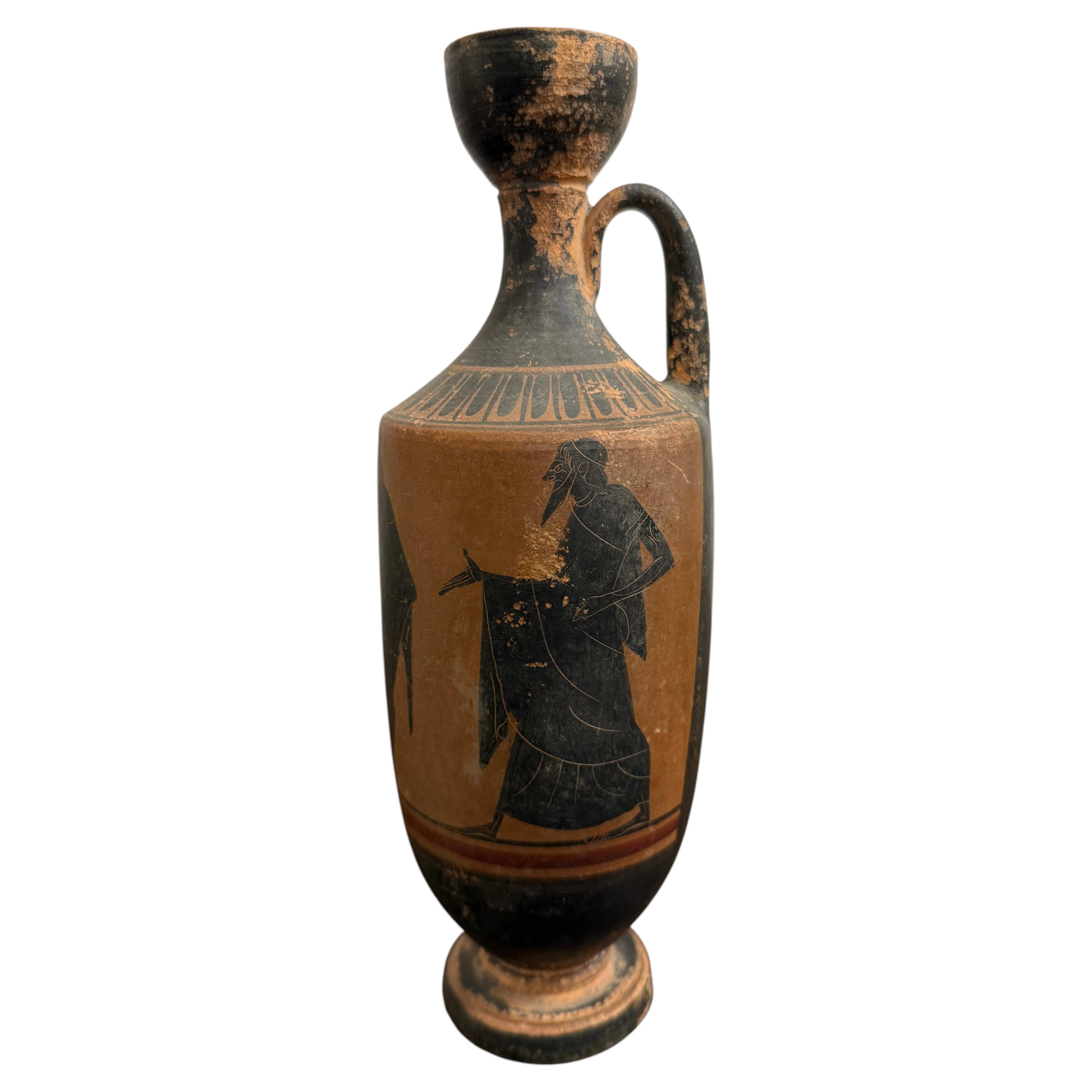 A Greek Black Figure Style Grand Tour Lekythos, 19th Century