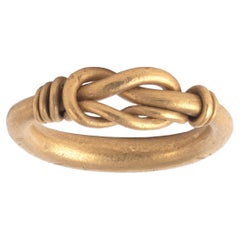 A Greek High Karat Gold Ring. Hercules' Knot 4th - 3rd century B.C