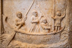 Una estela funeraria griega de mármol