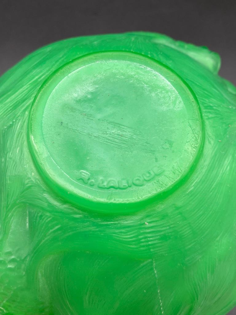 Green Jade Art Deco Formose Vase by R.Lalique 3