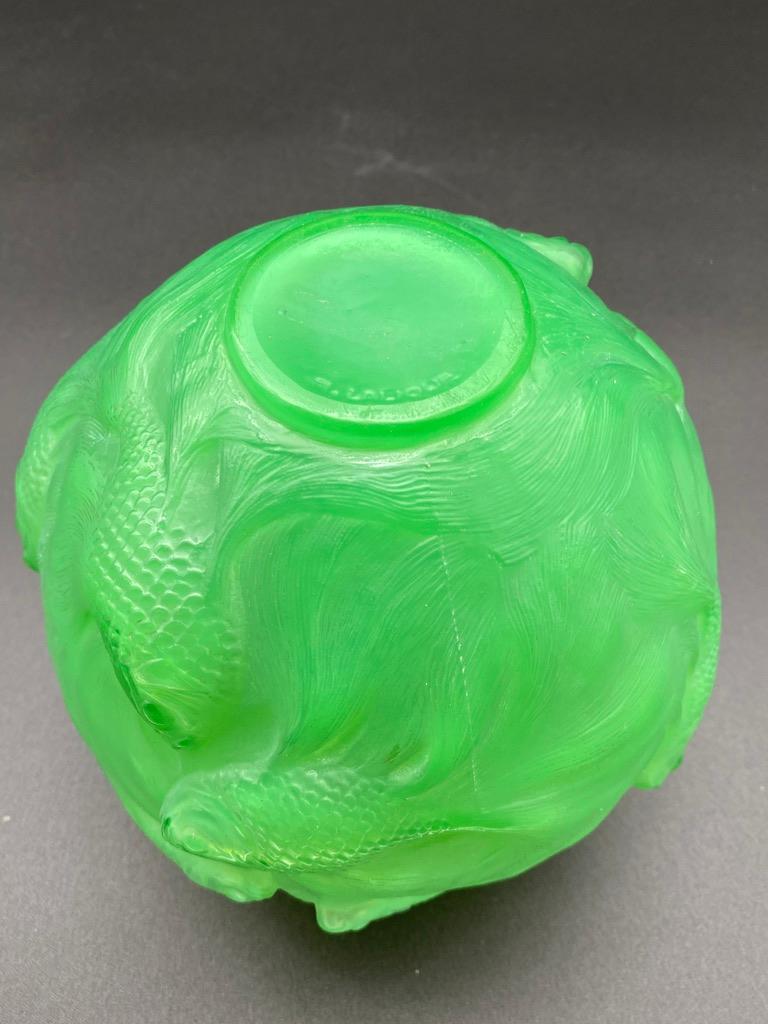 Green Jade Art Deco Formose Vase by R.Lalique 2