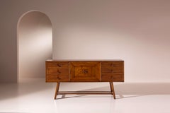A "grissinato" sideboard in chestnut wood, Italy, late 1940s