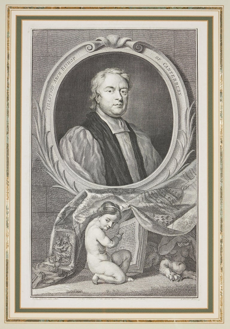 Group of 18th Century Portrait Etchings In Good Condition For Sale In Petworth, West Sussex