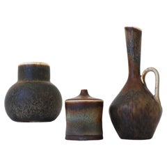 A group of 3 vases, Rörstrand Carl-Harry Stålhane, Mid-Century Vintage, 