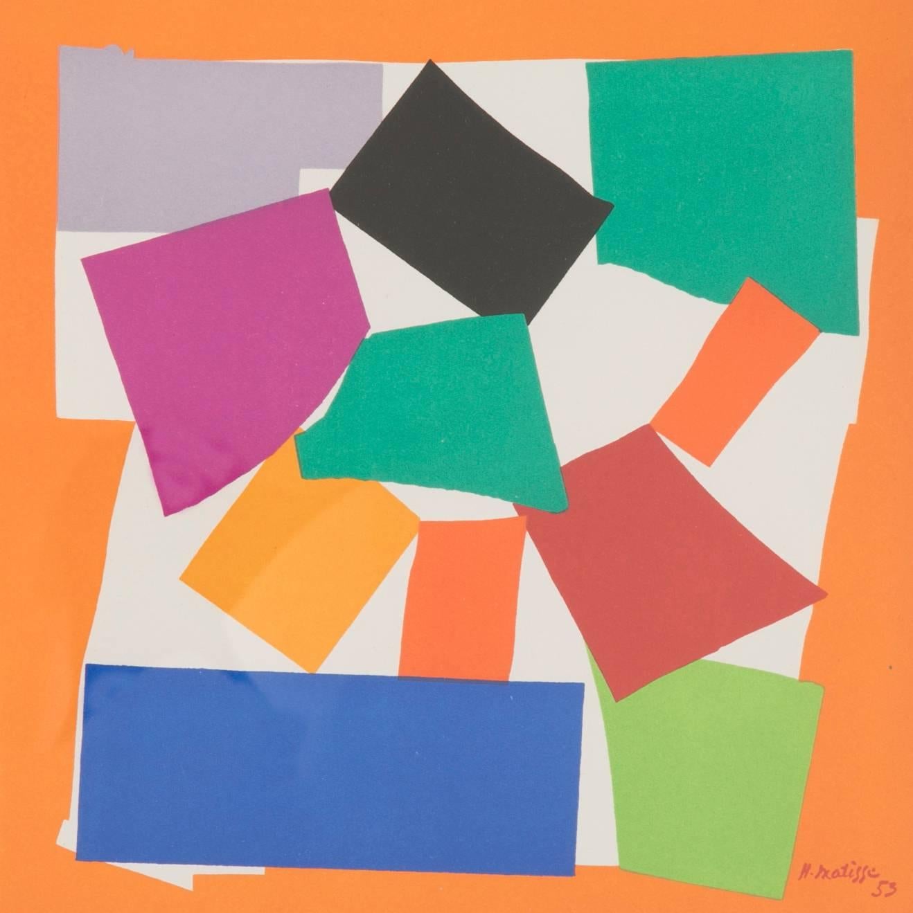 Cuatro litografías antiguas (after) Henri Matisse. en venta 8