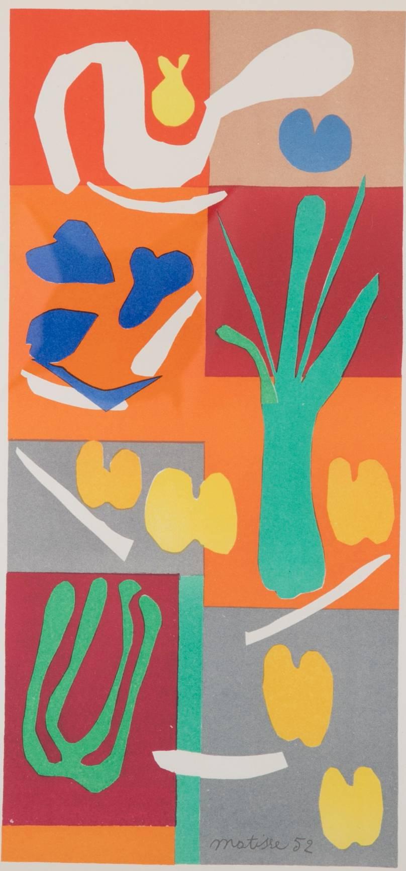 Mid-20th Century Four Vintage Lithographs after Henri Matisse. For Sale