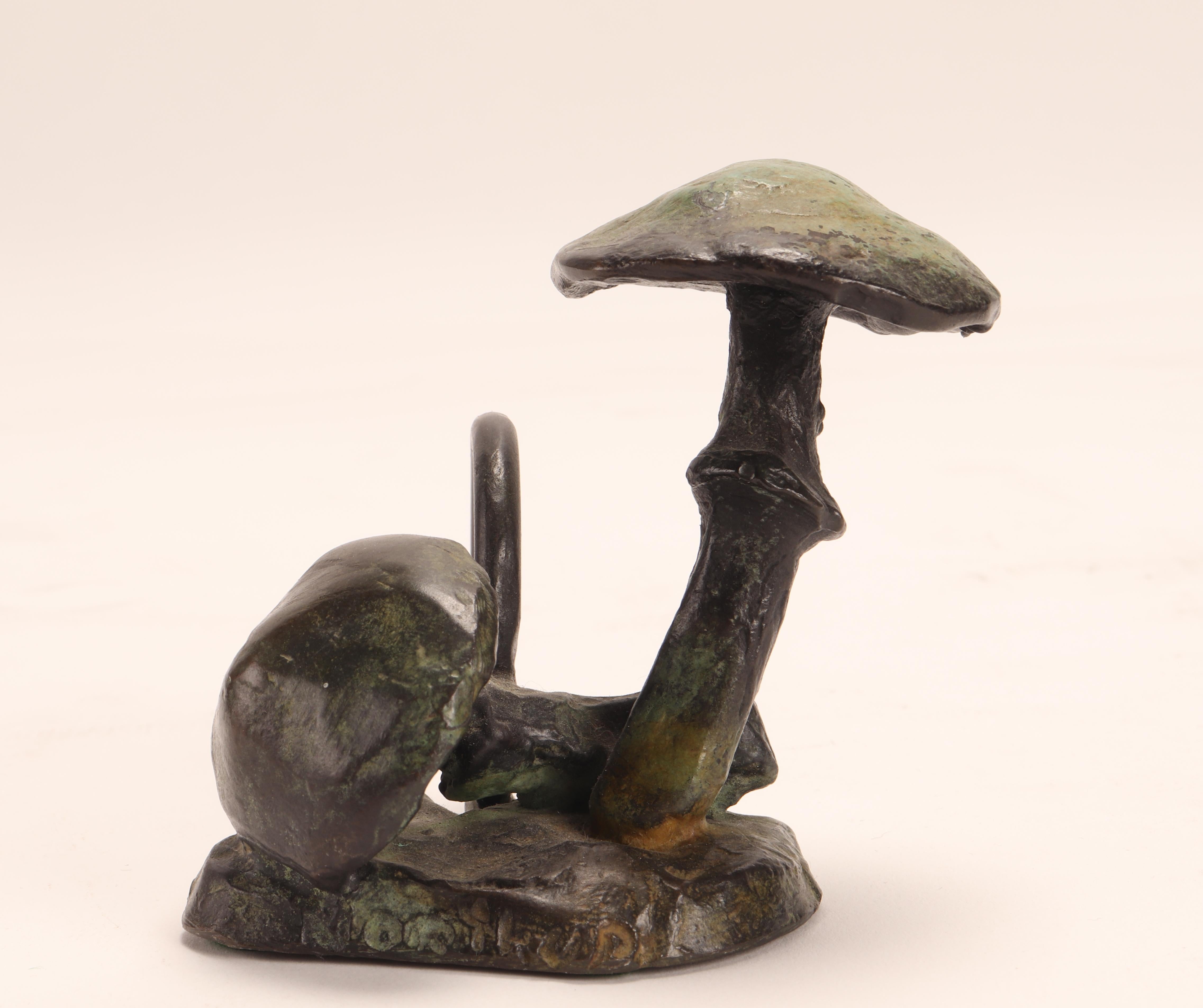 Group of 4 Napkin Holders Depicting Mushrooms, USA 1960 2