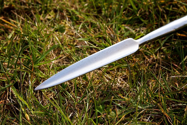 Group of 8 Lances, Mid20th Century, Some with Penants For Sale at 1stdibs