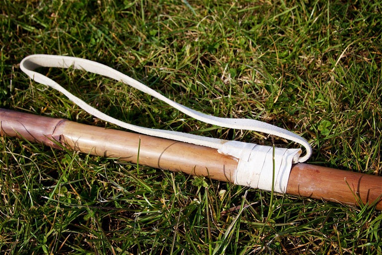 Group of 8 Lances, Mid20th Century, Some with Penants For Sale at 1stdibs