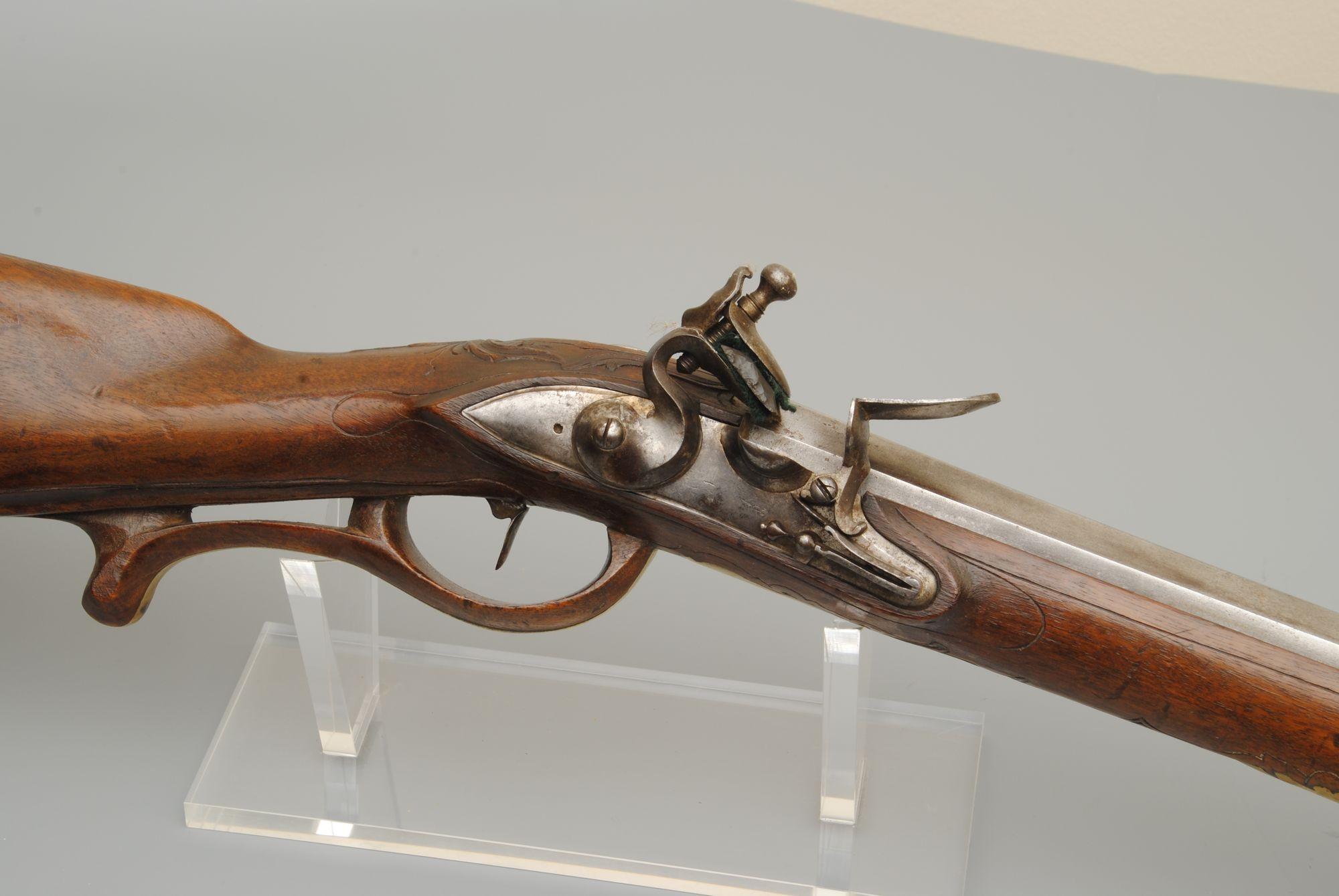 Group of Five Flintlock Austrian Sporting Guns In Good Condition In Lincolnshire, GB