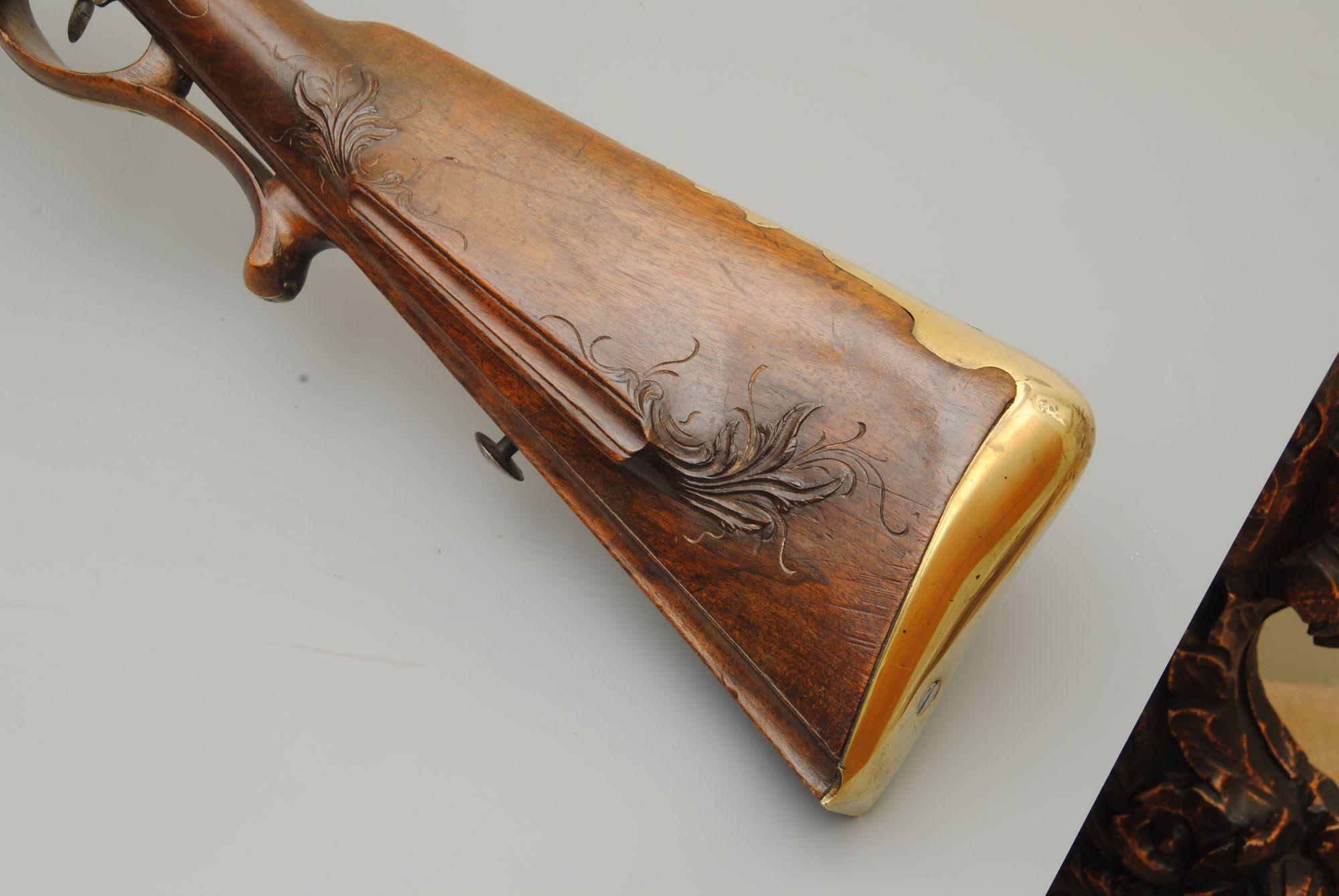 18th Century Group of Five Flintlock Austrian Sporting Guns