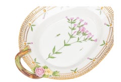 A Group of Four Royal Copenhagen Flora Danica Porcelain Serving Articles