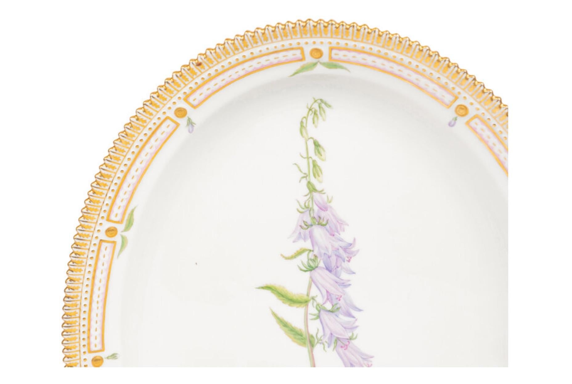 Adam Style A Group of Four Royal Copenhagen Flora Danica Porcelain Serving Articles For Sale