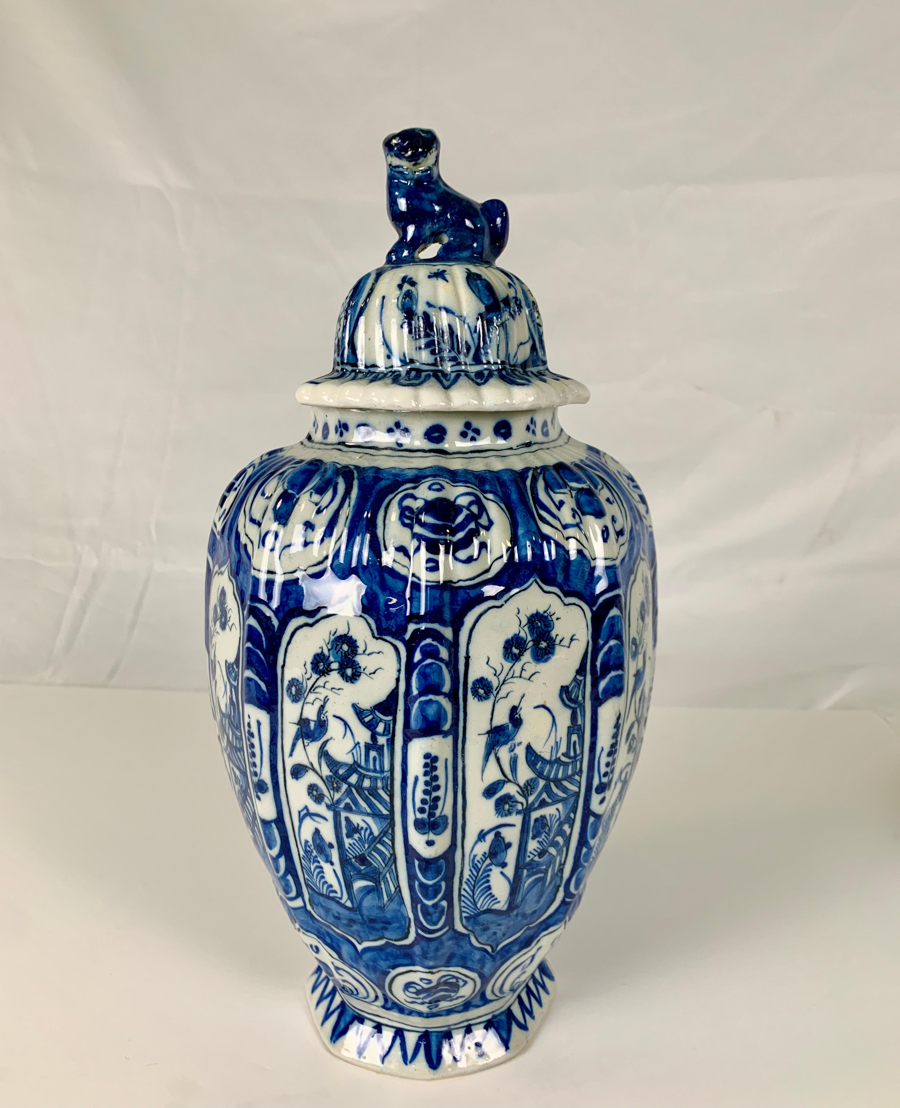 Group of Large Dutch Delft Jars and Vases 18th-19th and 20th Centuries 5