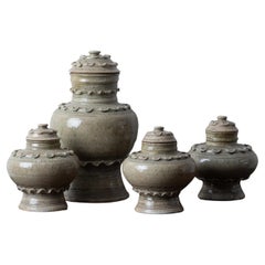A Group of Thai Celadon Jars for Rosenthal-Netter, c.1960s